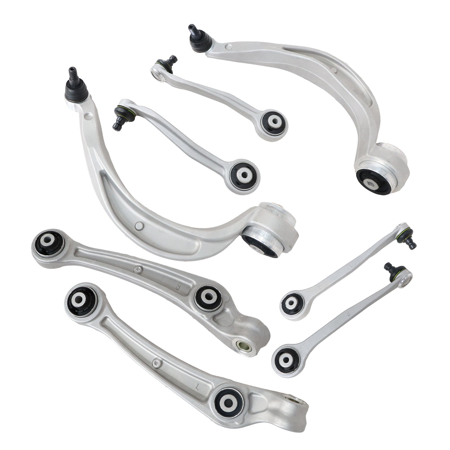 Front Upper & Lower Control Arms W/ Ball Joints For Audi S5 2010-2011 8X