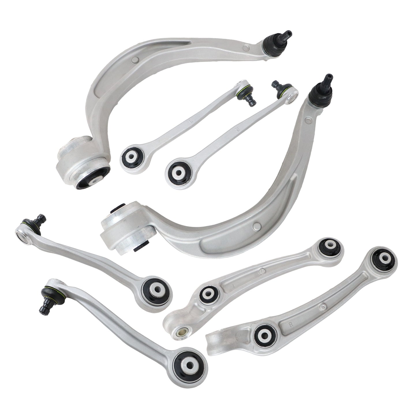 Front Upper & Lower Control Arms W/ Ball Joints For Audi S5 2010-2011 8X