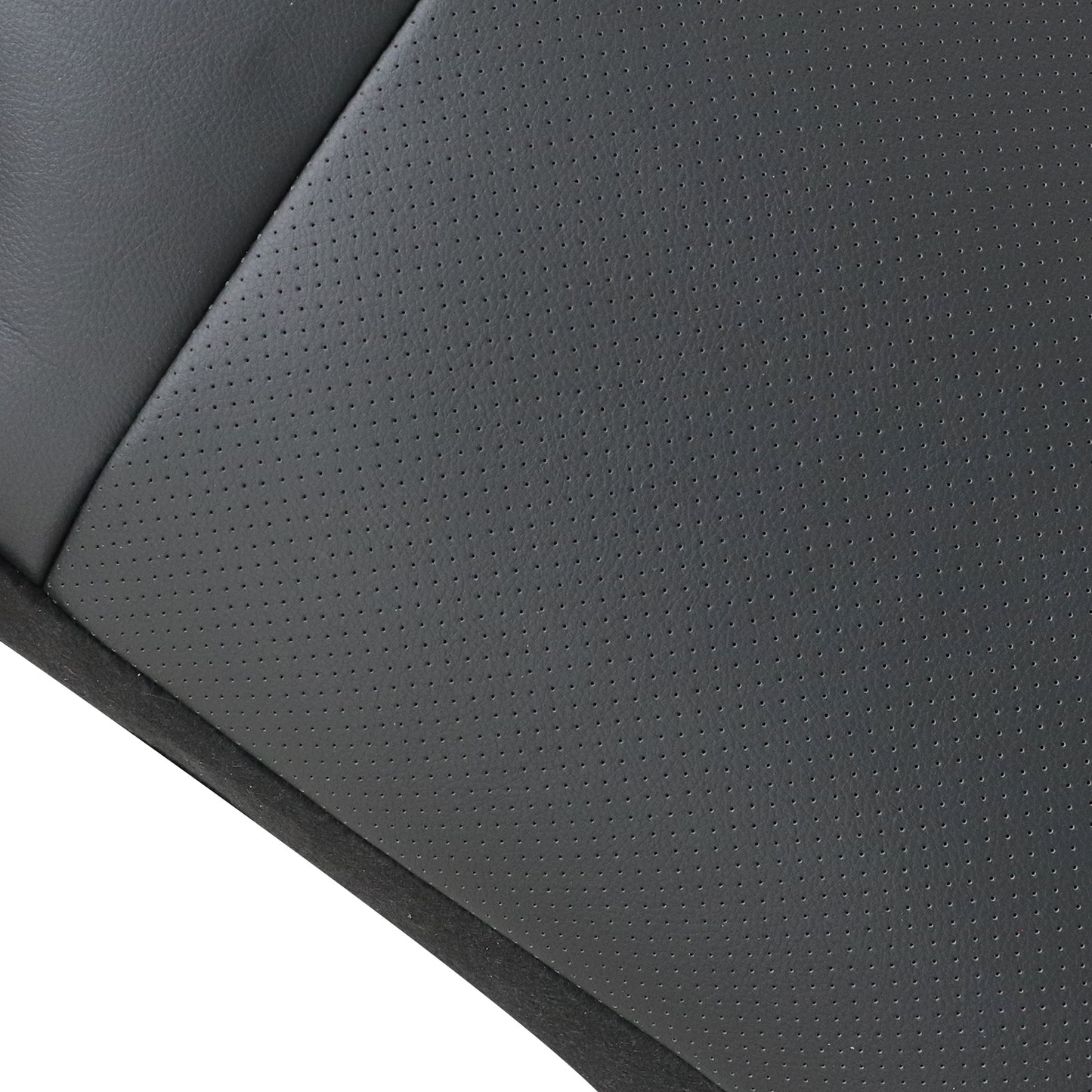 For 2014-16 Subaru Forester Driver Top Perf Leather Replacement Seat Cover Black