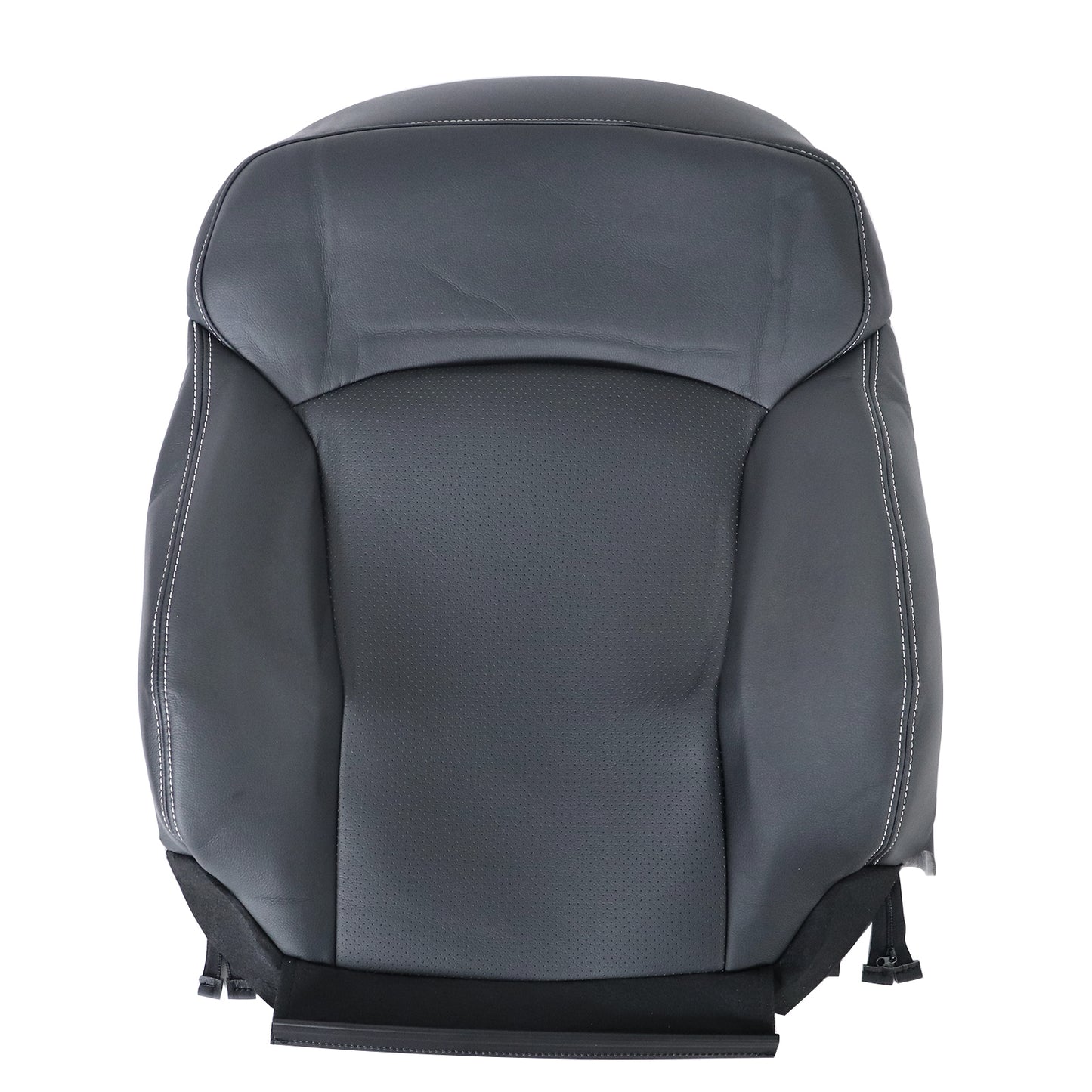 For 2014-16 Subaru Forester Driver Top Perf Leather Replacement Seat Cover Black