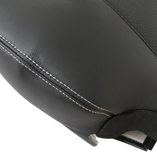 For 2014-2016 Subaru Forester Passenger Top Leather Replacement Seat Cover Black