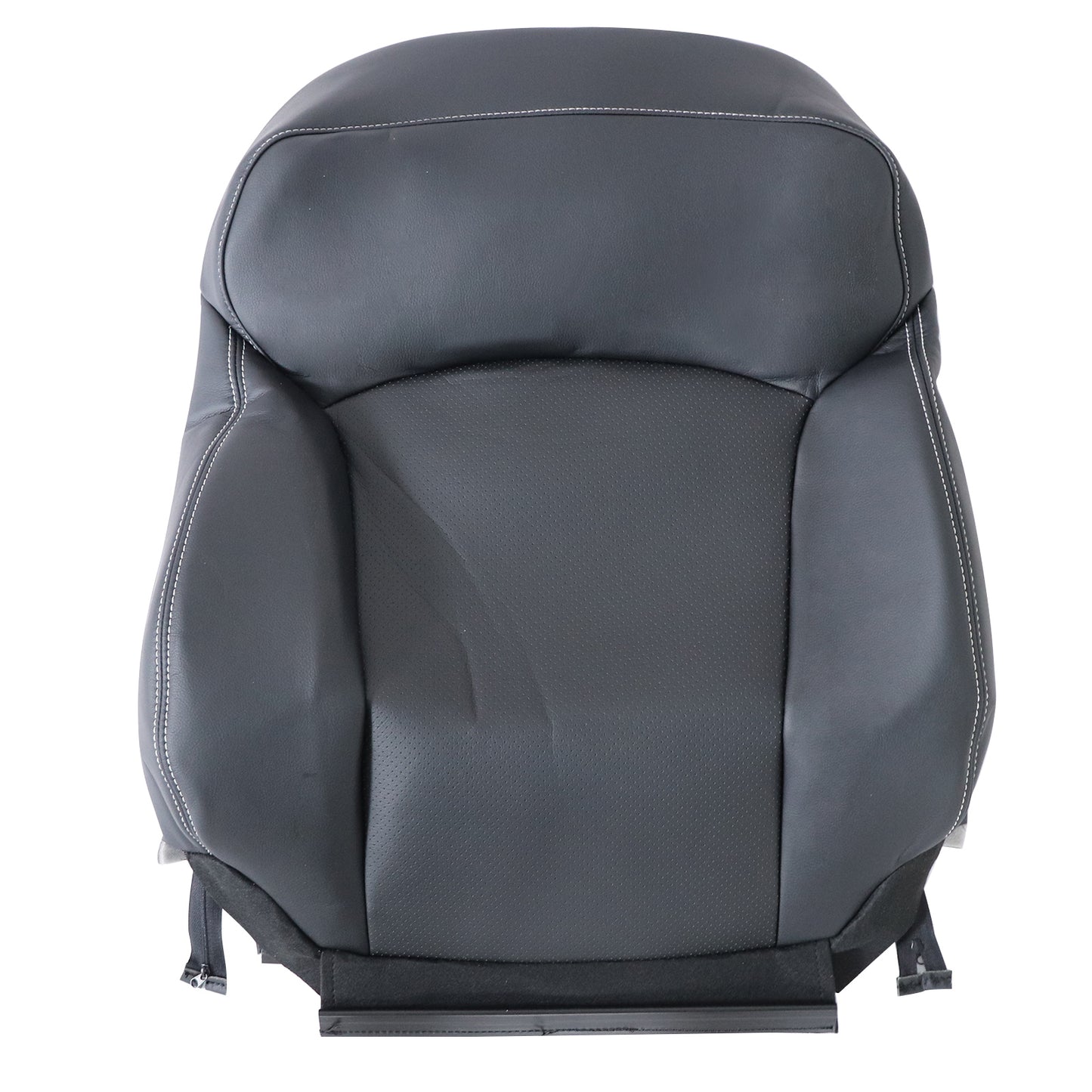 For 2014-2016 Subaru Forester Passenger Top Leather Replacement Seat Cover Black