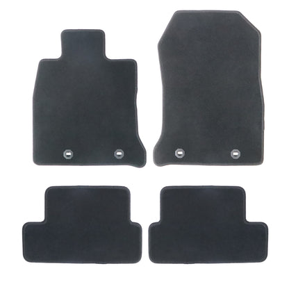 Front & Rear For 2022 2023 2024 Subaru BRZ Toyota GR86 Floor Mats Carpet Velour