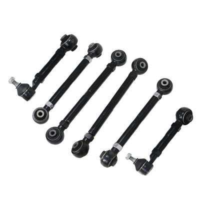 6Pcs Fits 03-2007 Honda Accord 2004-08 Acura TSX Rear Upper & Lower Camber Arms