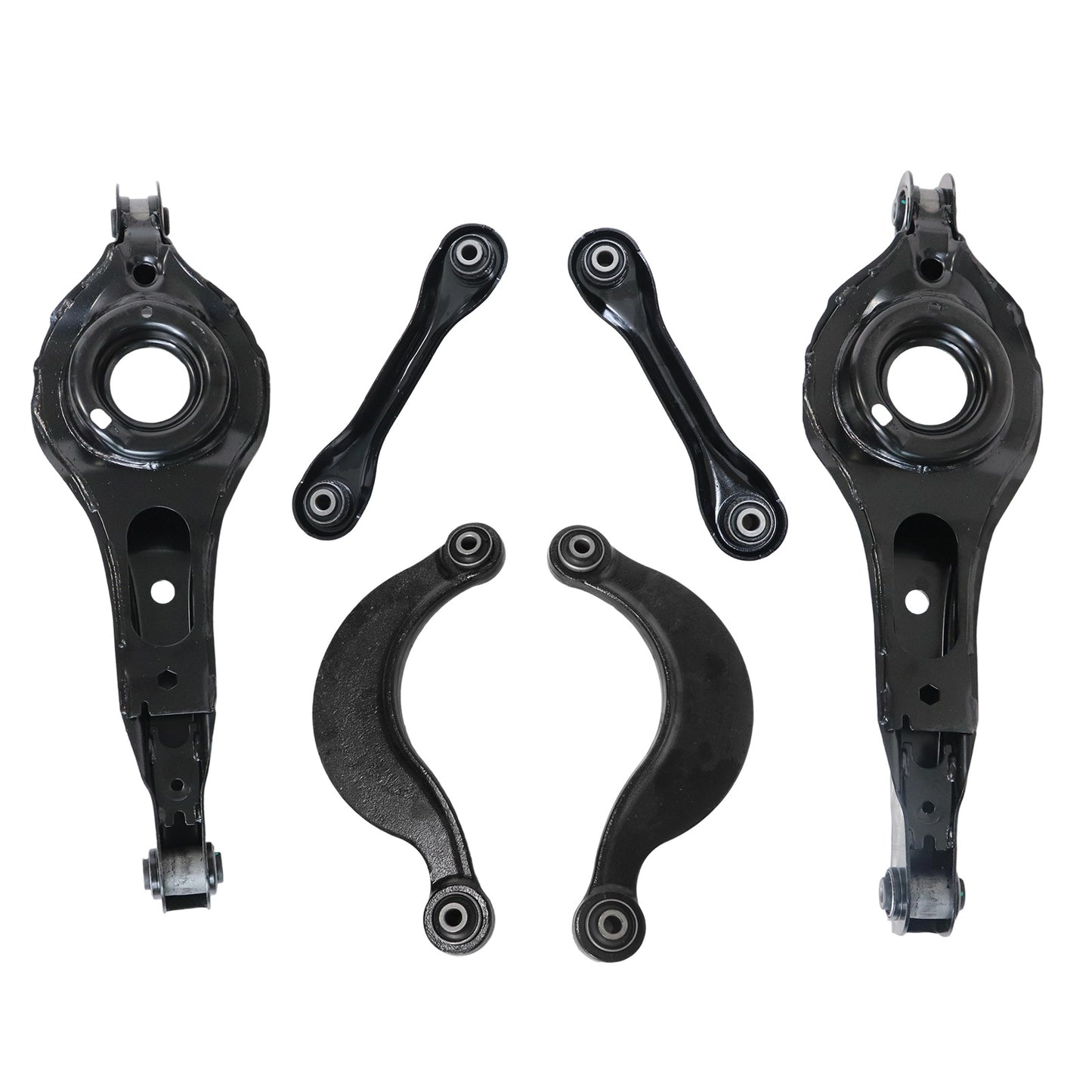 Rear Suspension Control Arm Arms Upper Lower Set Kit For Ford Focus 2000-2011