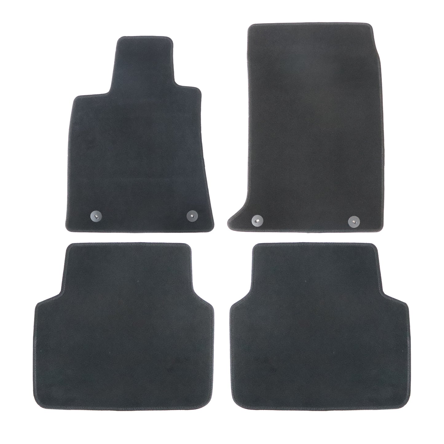 4Pcs For 2021-2024 Genesis G80 Front & Rear Floor Mats Carpet Replacement Velour