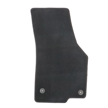 For 2012-2019 Volkswagen Passat Front & Rear Velour Floor Mats Carpet Black 4PCS