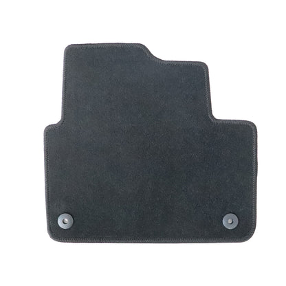 For 2019-2025 Volvo S60 V60 Front & 2nd Row Floor Mats Carpet Black Velour 4Pcs
