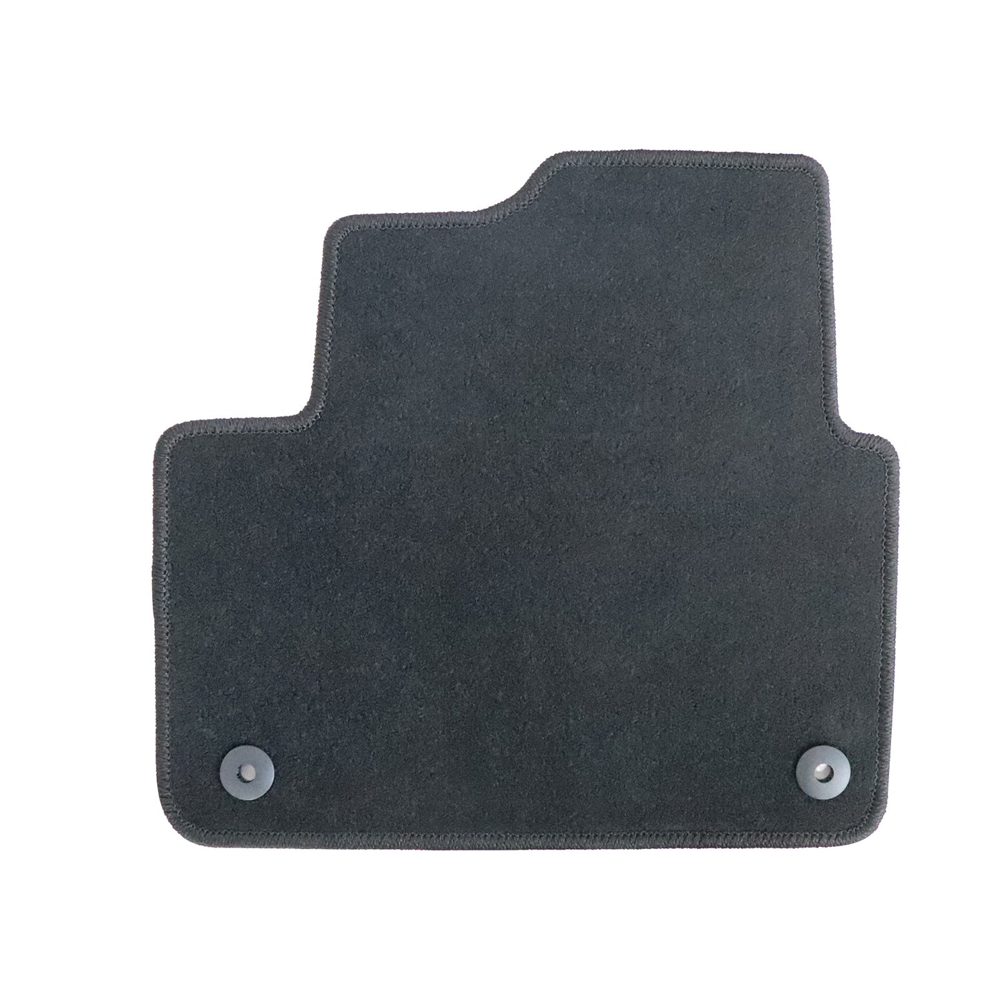 For 2019-2025 Volvo S60 V60 Front & 2nd Row Floor Mats Carpet Black Velour 4Pcs