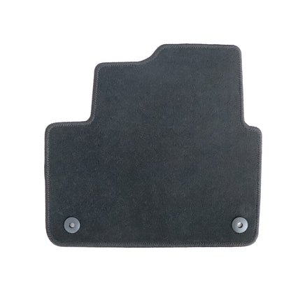 For 2019-2025 Volvo S60 V60 Front & 2nd Row Floor Mats Carpet Black Velour 4Pcs