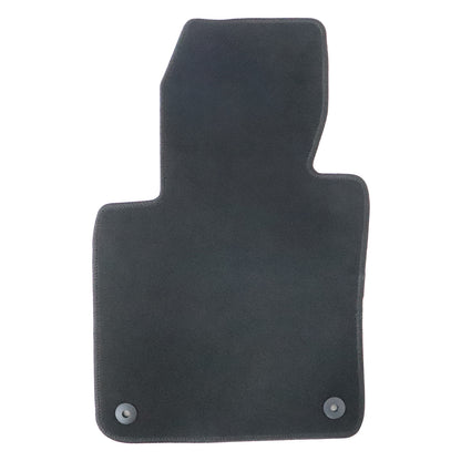 For 2019-2025 Volvo S60 V60 Front & 2nd Row Floor Mats Carpet Black Velour 4Pcs