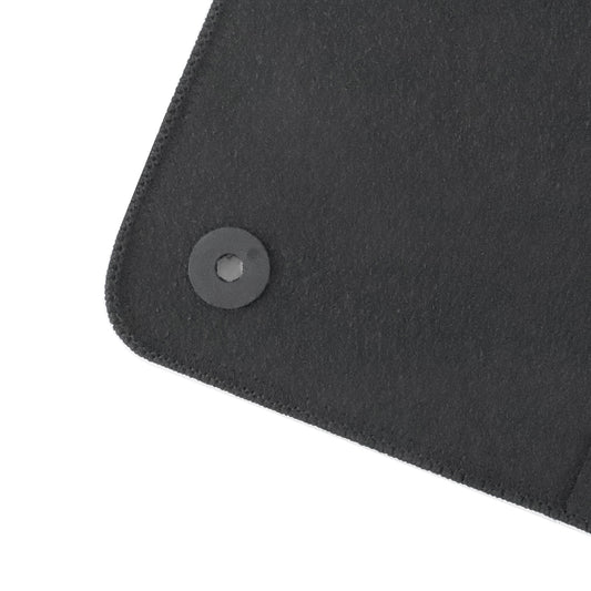 For 2019-2025 Volvo S60 V60 Front & 2nd Row Floor Mats Carpet Black Velour 4Pcs