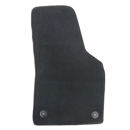 For 2011-2018 Volkswagen Jetta Front & Rear Velour Floor Mats Carpet Black 4PCS