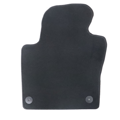 For 2011-2018 Volkswagen Jetta Front & Rear Velour Floor Mats Carpet Black 4PCS