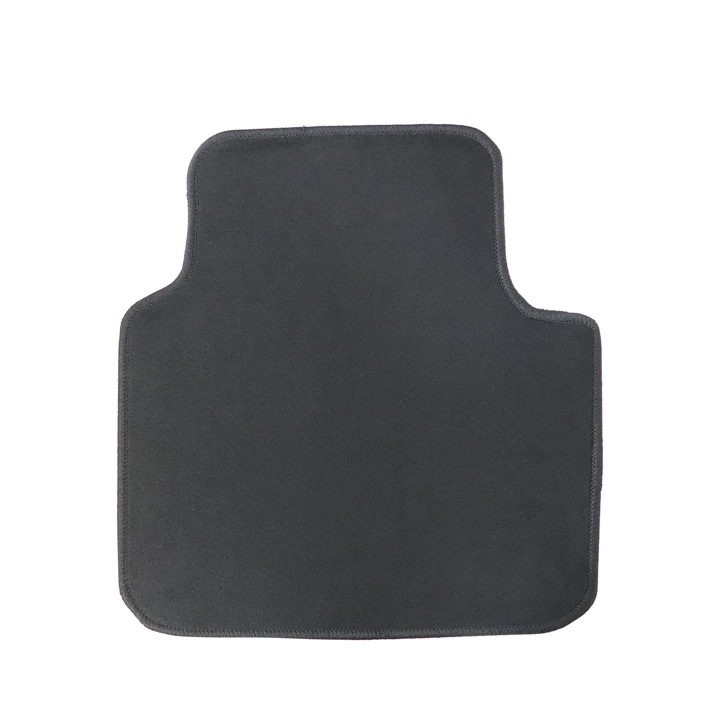 For 2018-2025 Volkswagen Atlas Front & Rear Velour Floor Mats Carpet Black 4PCS
