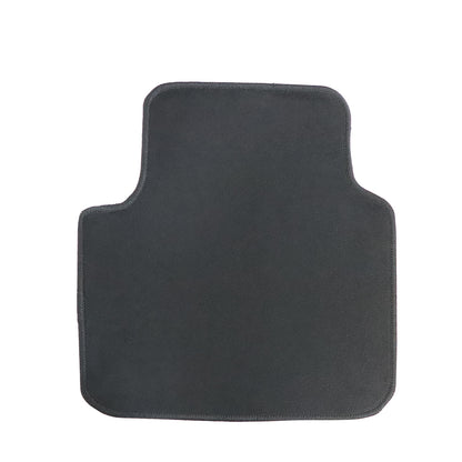For 2018-2025 Volkswagen Atlas Front & Rear Velour Floor Mats Carpet Black 4PCS