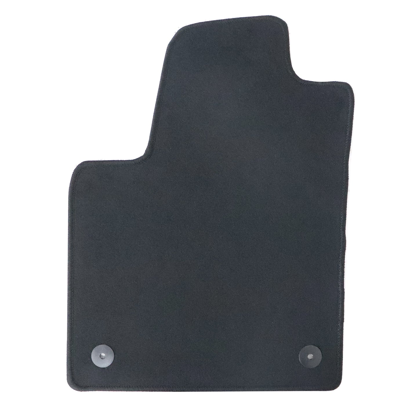 For 2018-2025 Volkswagen Atlas Front & Rear Velour Floor Mats Carpet Black 4PCS