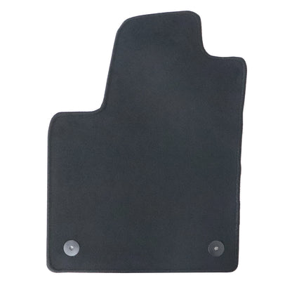 For 2018-2025 Volkswagen Atlas Front & Rear Velour Floor Mats Carpet Black 4PCS