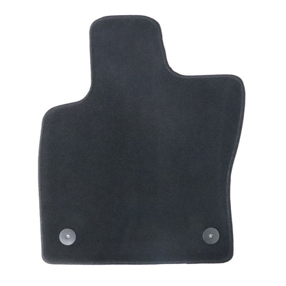 New For 2018-2024 VW Tiguan Front & Rear Velour Floor Mats Carpet Black 4PCS