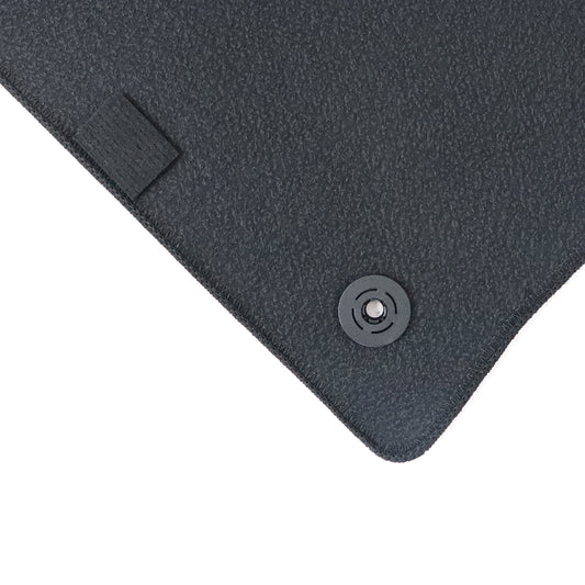 New For 2018-2024 VW Tiguan Front & Rear Velour Floor Mats Carpet Black 4PCS