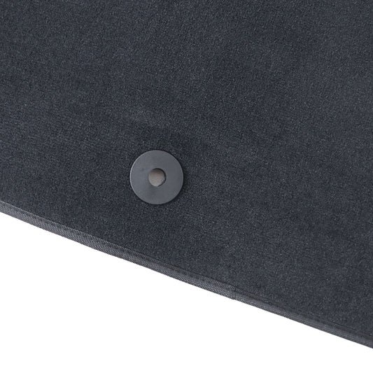 For Buick Enclave Chevy Traverse 2009-2017 Velour Floor Mats Carpet Black 3 Row