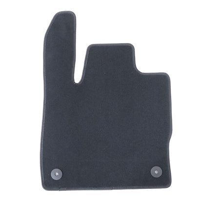 Black Velour Front & Rear Floor Mats Carpet Set For 2024 2025 Lincoln Nautilus