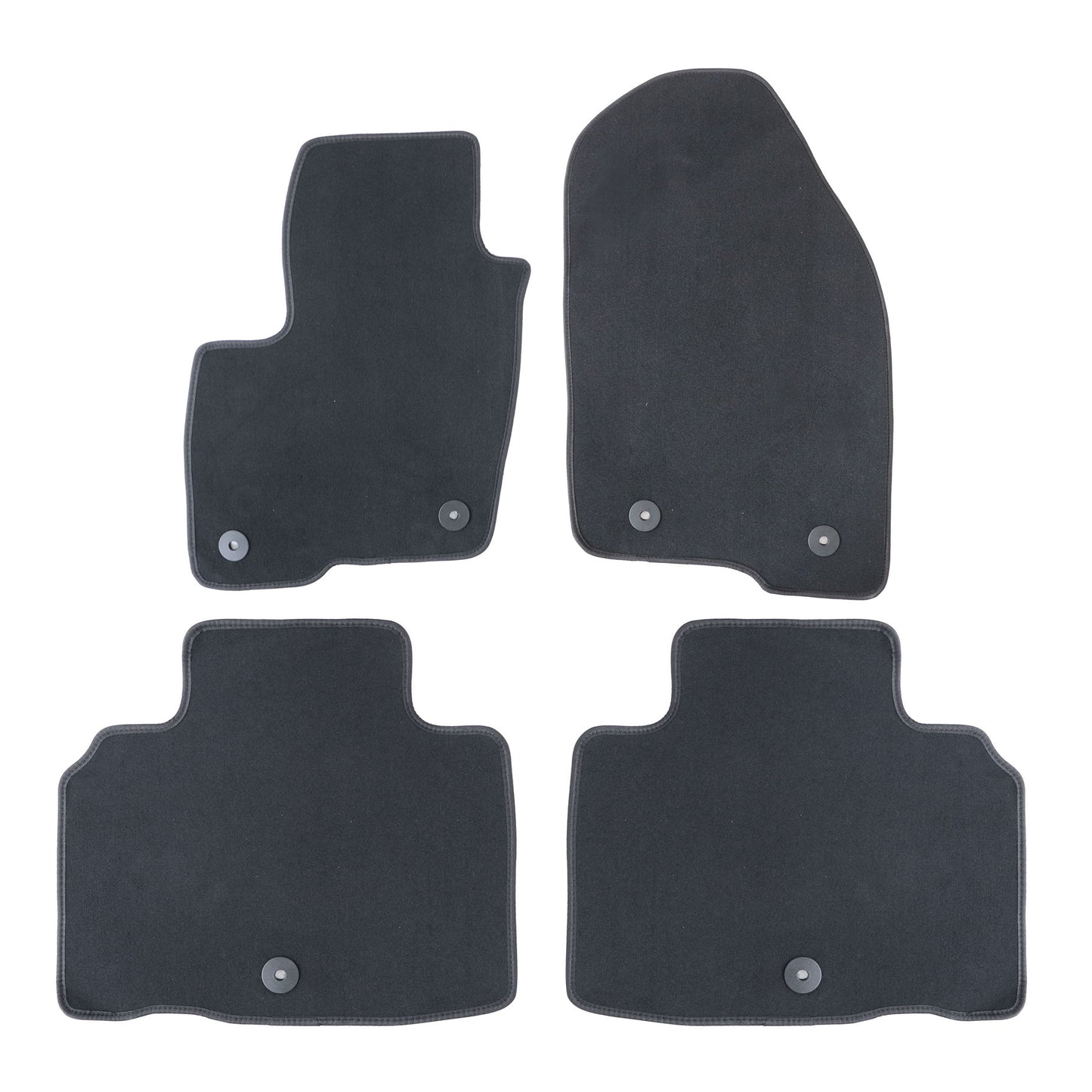 For 2016-2023 Lincoln Nautilus MKX Velour Floor Mats Carpet All-Weather Full Set