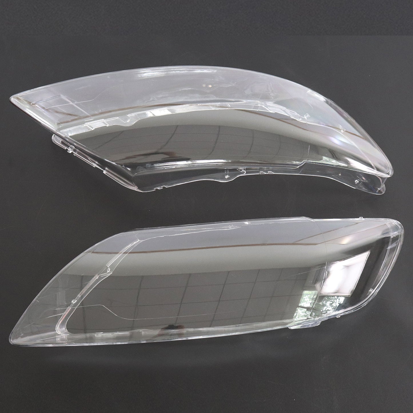Waterproof Headlights Headlamps Lens Cover Left+Right Side For Audi Q7 2006-2015