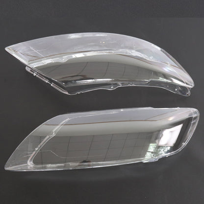 Waterproof Headlights Headlamps Lens Cover Left+Right Side For Audi Q7 2006-2015
