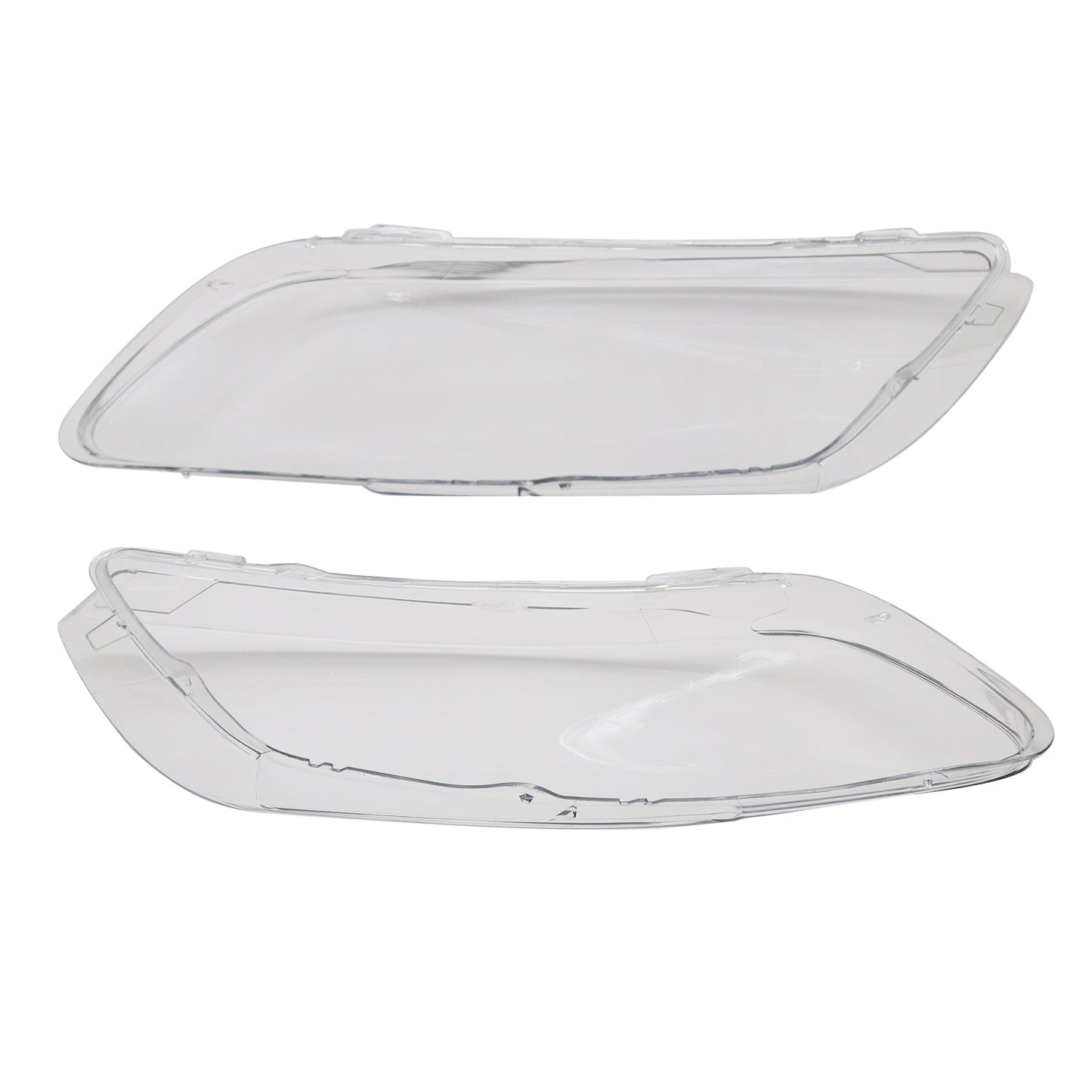 Waterproof Headlights Headlamps Lens Cover Left+Right Side For Audi Q7 2006-2015