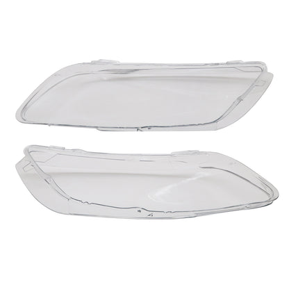 Waterproof Headlights Headlamps Lens Cover Left+Right Side For Audi Q7 2006-2015