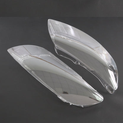 Waterproof Headlights Headlamps Lens Cover Left+Right Side For Audi Q7 2006-2015