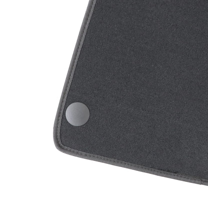 For 2011-2024 Mitsubishi Outlander Front & Rear Velour Floor Mats Carpet Black