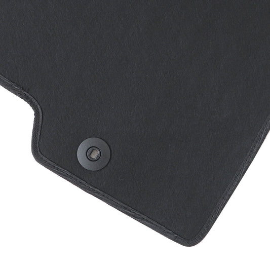 New For 2021-2023 Genesis GV80 Front & Rear Velour Floor Mats Carpet Black 4PCS