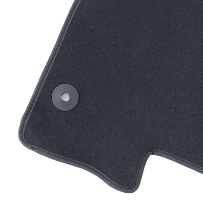 New For 2019-2024 RAM 1500 Front & Rear Velour Floor Mats Carpet Black 3PCS