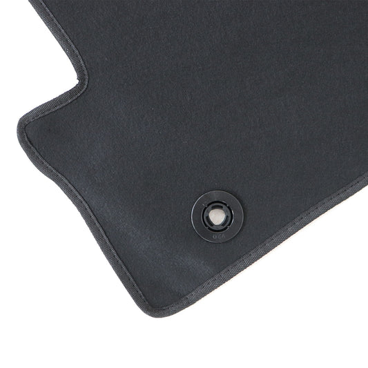New For 2019-2024 RAM 1500 Front & Rear Velour Floor Mats Carpet Black 3PCS