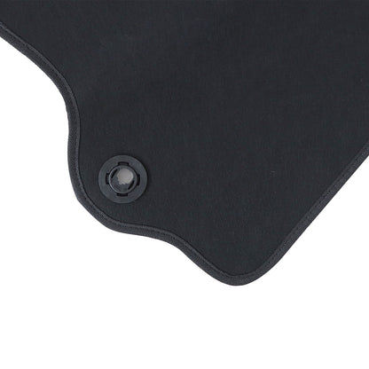 Floor Mats Carpet Front & Rear For 2014-2017 Infiniti QX50 4-Door Velour Black