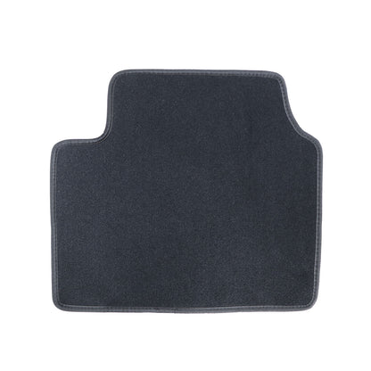 For 2017-2024 Alfa Romeo Giulia Front & Rear Velour Floor Mats Carpet Black 4PCS