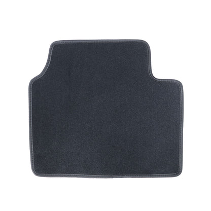 For 2017-2024 Alfa Romeo Giulia Front & Rear Velour Floor Mats Carpet Black 4PCS
