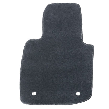 Black Velour Front & 2nd Row Floor Mats Carpet For 2023 2024 2025 Mazda CX-50