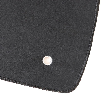 Black Velour Front & 2nd Row Floor Mats Carpet For 2023 2024 2025 Mazda CX-50