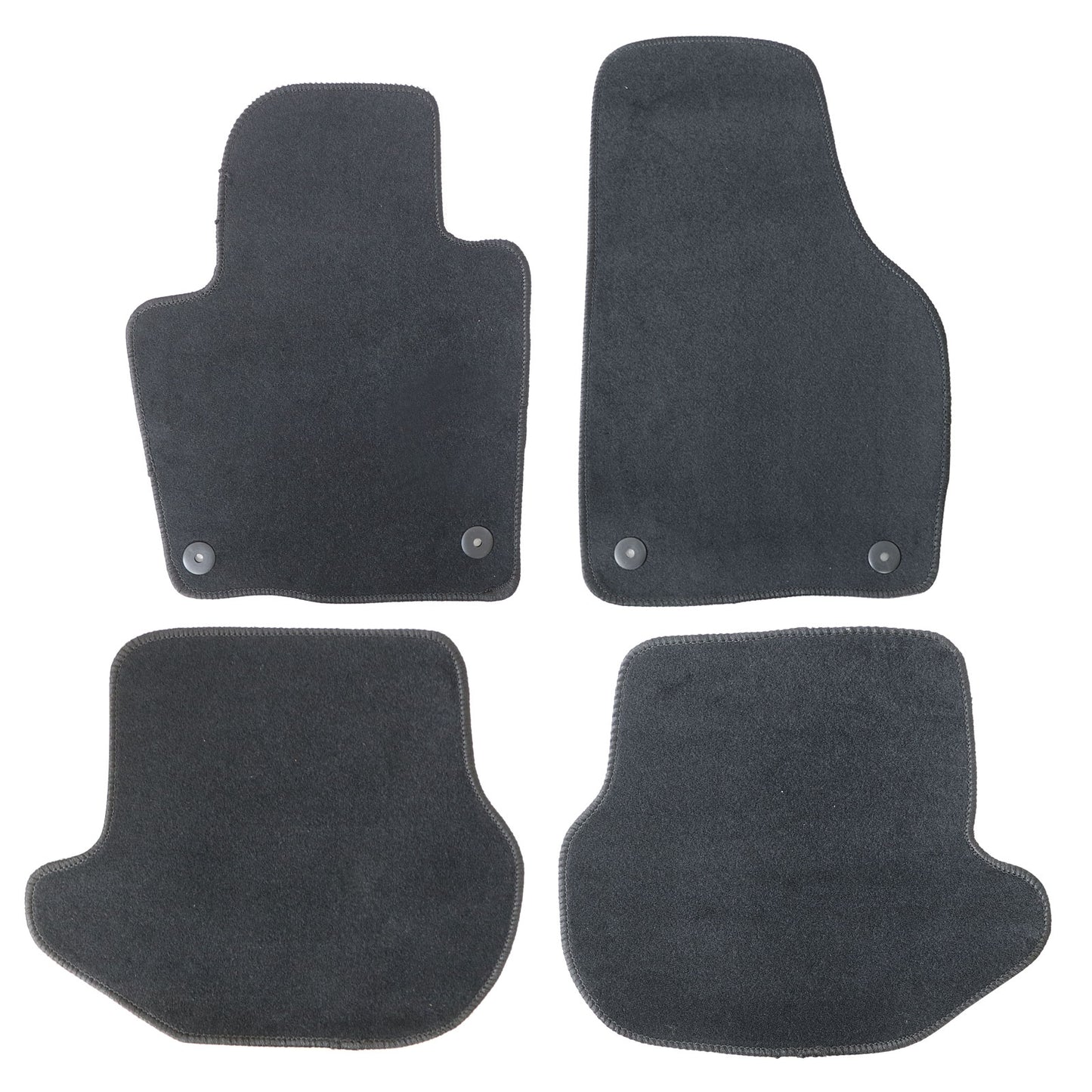 Floor Mats Carpet Fits 2015 2016 2017 2018 2019 Volkswagen Golf /Golf R Velour