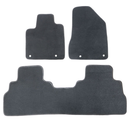 For 2019-2023 Nissan Murano Front & Rear Row Velour Floor Mats Carpet Waterproof