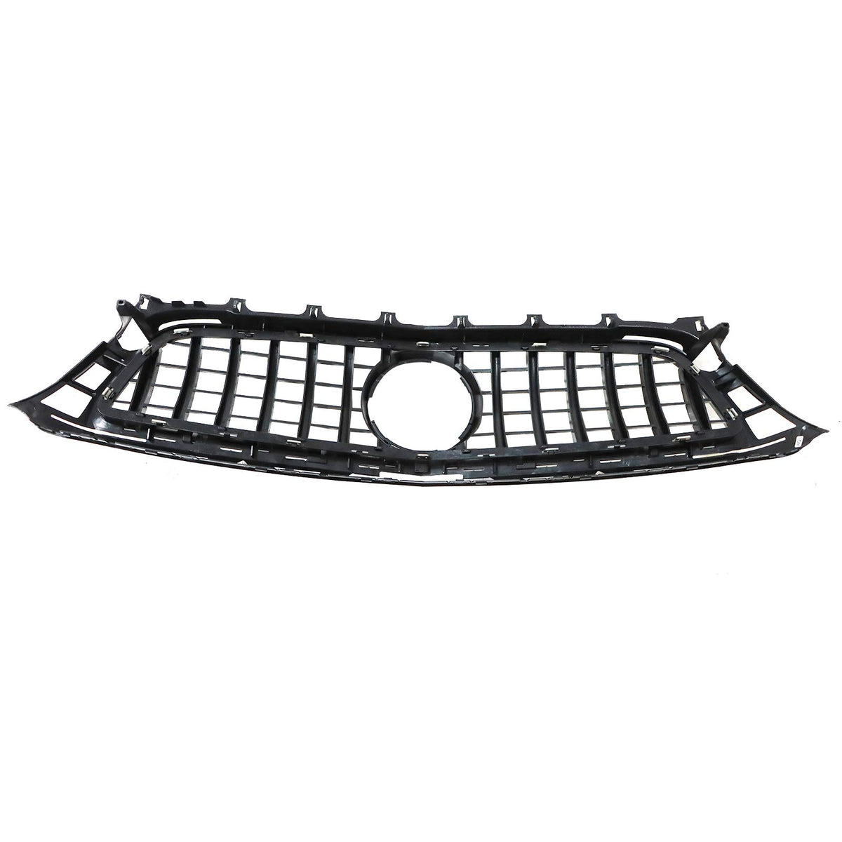 Gloss Black Bumper Upper Grille Fit 2011-14 Mercedes W218 CLS350 CLS500 CLS550