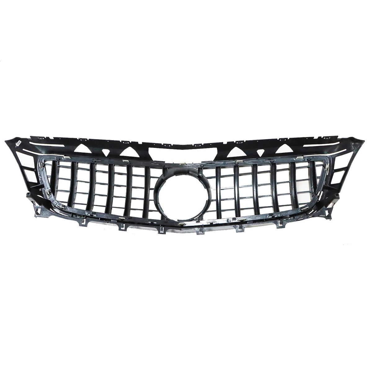 Gloss Black Bumper Upper Grille Fit 2011-14 Mercedes W218 CLS350 CLS500 CLS550