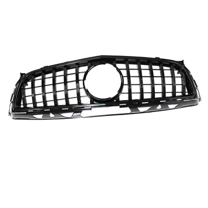 Gloss Black Bumper Upper Grille Fit 2011-14 Mercedes W218 CLS350 CLS500 CLS550