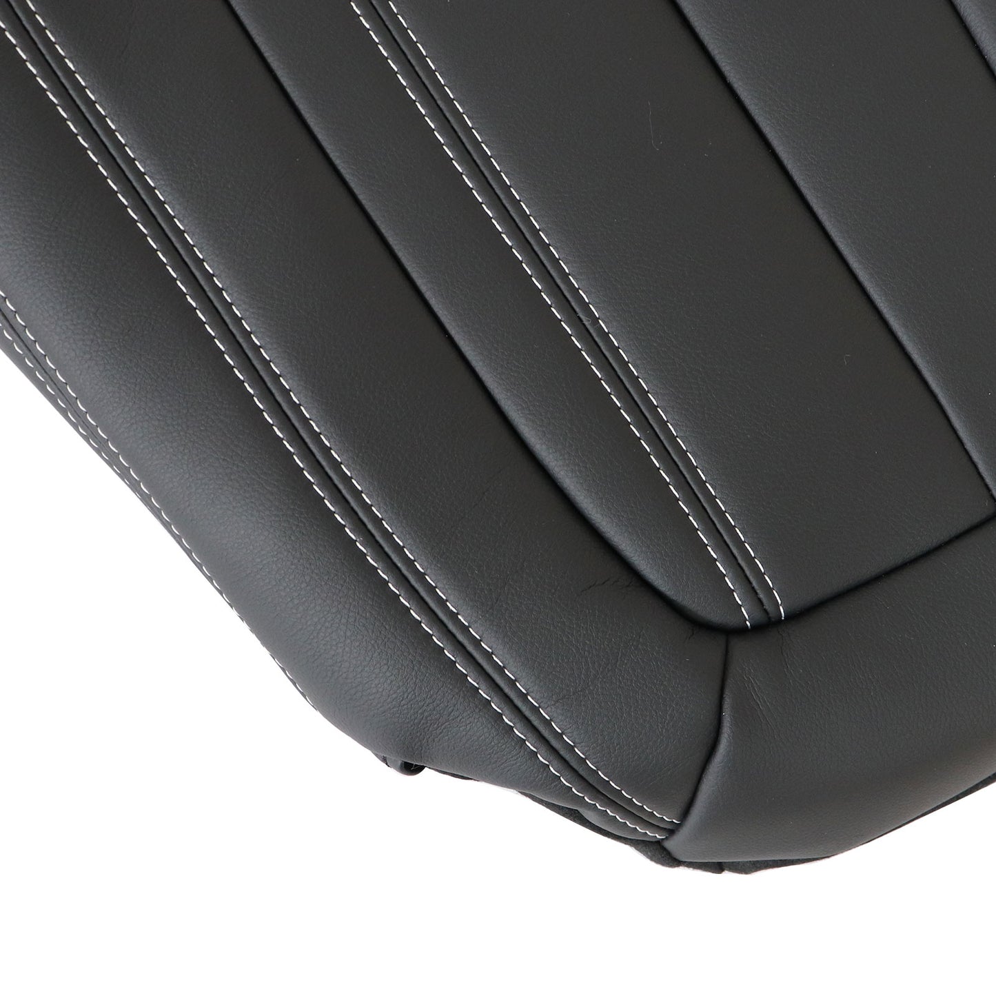 2014 2015-2018 Fit For BMW F15 X5 Front Driver Bottom Leather Seat Covers Black
