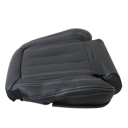 2014 2015-2018 Fit For BMW F15 X5 Front Driver Bottom Leather Seat Covers Black