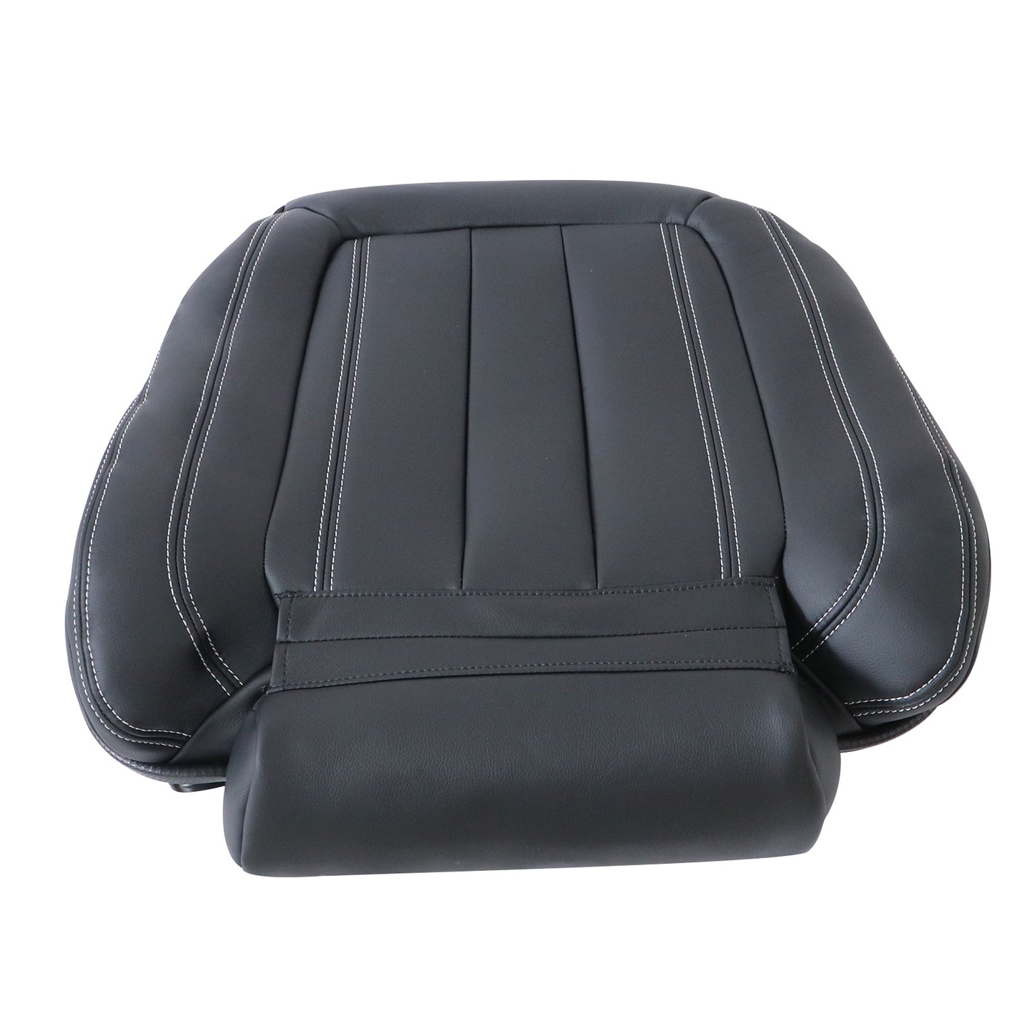2014 2015-2018 Fit For BMW F15 X5 Front Driver Bottom Leather Seat Covers Black