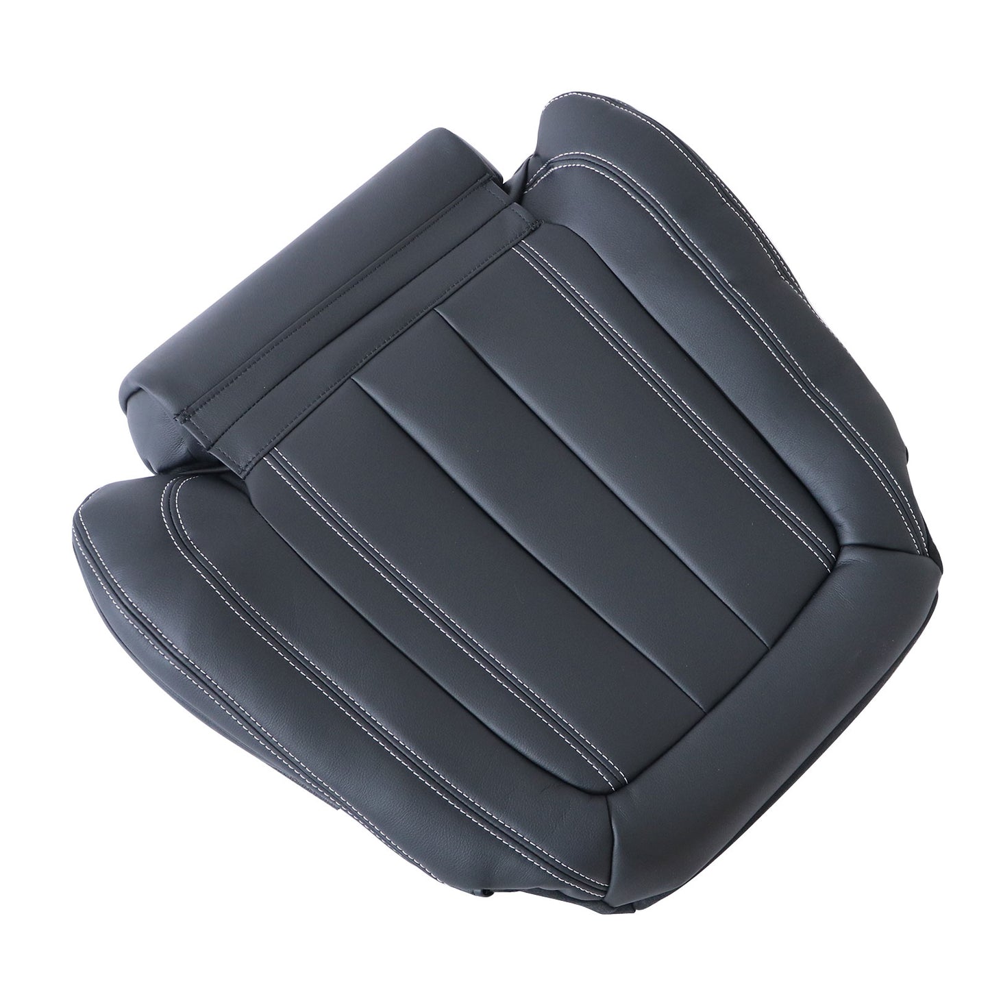 2014 2015-2018 Fit For BMW F15 X5 Front Driver Bottom Leather Seat Covers Black